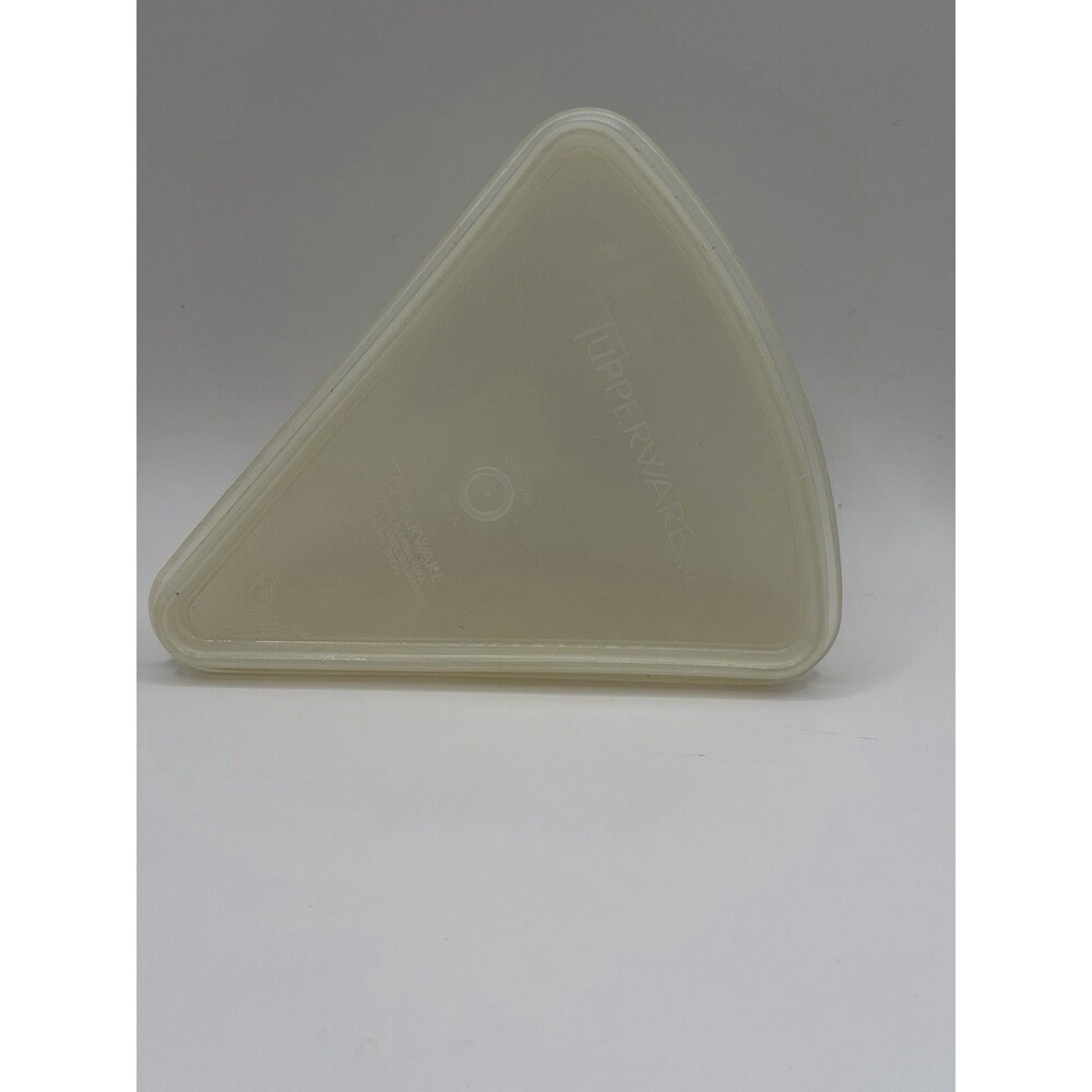 Vintage Tupperware Pie Slice Keeper 269-13 Plastic Storage Container with Lid